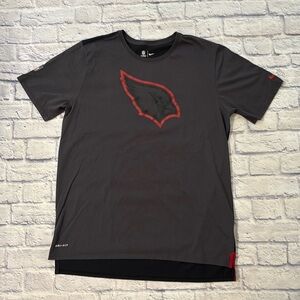 Nike NFL Dri-Fit Arizona Cardinals Gray Short Sleeve The Nike Tee Shirt Men’s XL